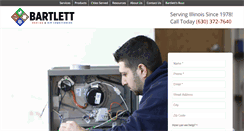 Desktop Screenshot of bartlettairheat.com